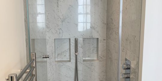 mosaic shower bathroom london